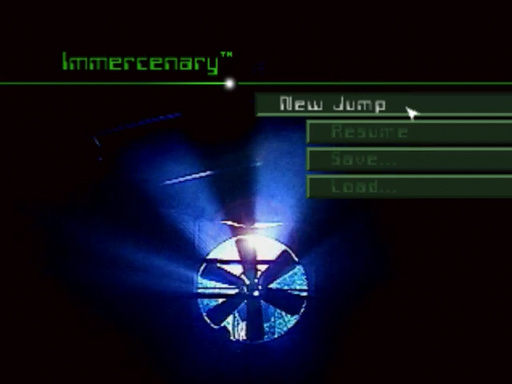 Immercenary title screen for 3DO